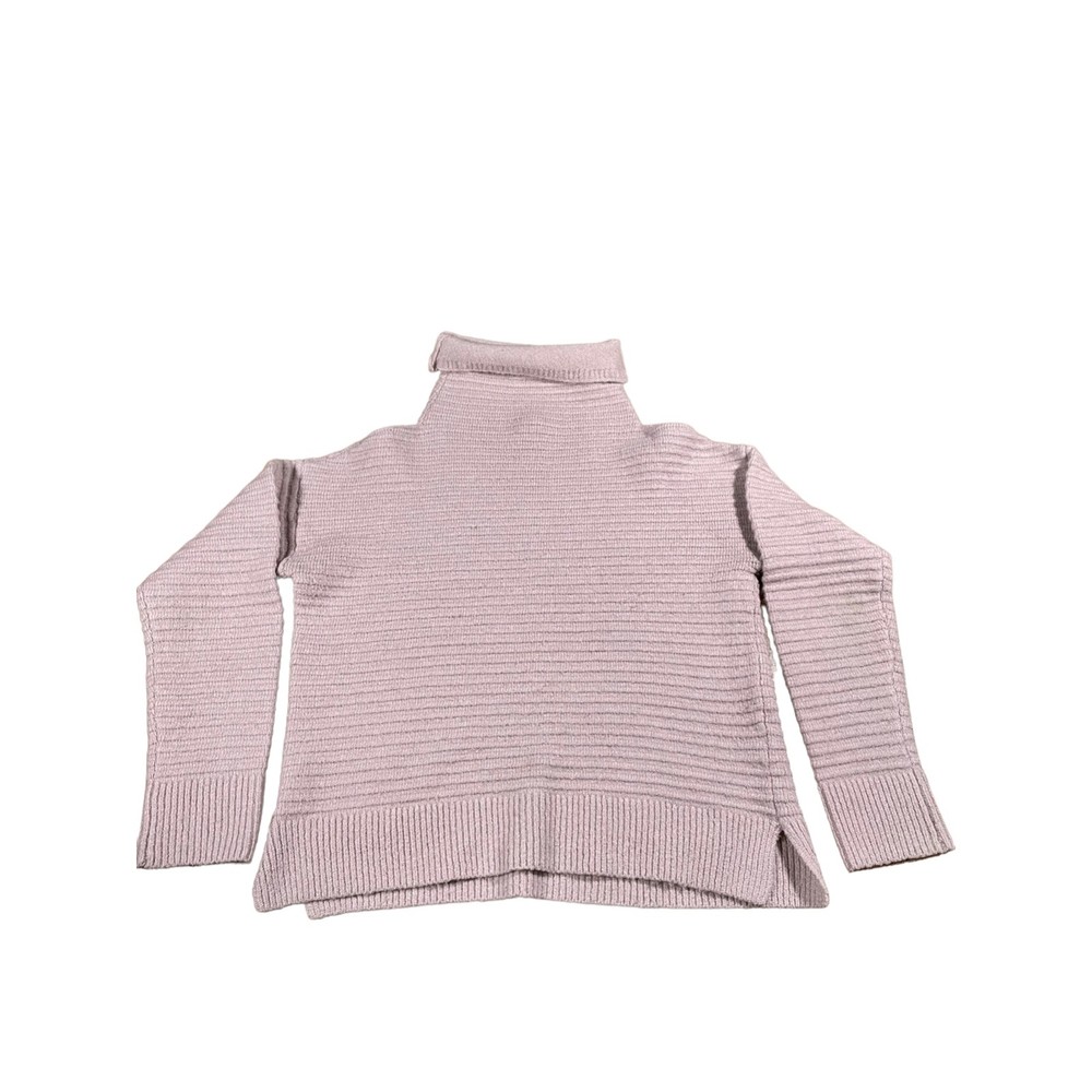 Madewell Sweater Women's XS Pink Cowl Neck Wool Blend